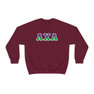 Lambda Chi Alpha Two Toned Greek Lettered Crewneck Sweatshirts