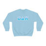 Omicron Delta Kappa Two Toned Greek Lettered Crewneck Sweatshirts