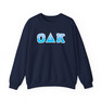 Omicron Delta Kappa Two Toned Greek Lettered Crewneck Sweatshirts