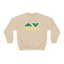Phi Chi Two Toned Greek Lettered Crewneck Sweatshirts