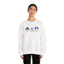 Phi Delta Theta Two Toned Greek Lettered Crewneck Sweatshirts