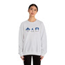 Phi Delta Theta Two Toned Greek Lettered Crewneck Sweatshirts