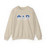 Phi Delta Theta Two Toned Greek Lettered Crewneck Sweatshirts