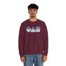 Phi Delta Theta Two Toned Greek Lettered Crewneck Sweatshirts