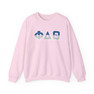 Phi Delta Theta Two Toned Greek Lettered Crewneck Sweatshirts