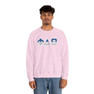 Phi Delta Theta Two Toned Greek Lettered Crewneck Sweatshirts