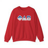 Phi Delta Theta Two Toned Greek Lettered Crewneck Sweatshirts