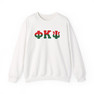 Phi Kappa Psi Two Toned Greek Lettered Crewneck Sweatshirts