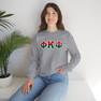 Phi Kappa Psi Two Toned Greek Lettered Crewneck Sweatshirts