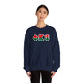 Phi Kappa Psi Two Toned Greek Lettered Crewneck Sweatshirts