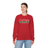 Phi Kappa Psi Two Toned Greek Lettered Crewneck Sweatshirts