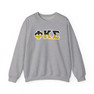 Phi Kappa Sigma Two Toned Greek Lettered Crewneck Sweatshirts
