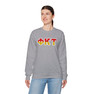 Phi Kappa Tau Two Toned Greek Lettered Crewneck Sweatshirts