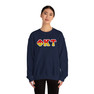Phi Kappa Tau Two Toned Greek Lettered Crewneck Sweatshirts