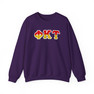 Phi Kappa Tau Two Toned Greek Lettered Crewneck Sweatshirts