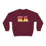 Kappa Alpha Two Toned Greek Lettered Crewneck Sweatshirts