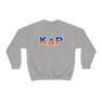 Kappa Delta Rho Two Toned Greek Lettered Crewneck Sweatshirts