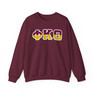 Phi Kappa Theta Two Toned Greek Lettered Crewneck Sweatshirts