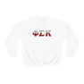 Phi Sigma Kappa Two Toned Greek Lettered Crewneck Sweatshirts