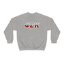 Phi Sigma Kappa Two Toned Greek Lettered Crewneck Sweatshirts