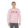 Phi Sigma Phi Two Toned Greek Lettered Crewneck Sweatshirts