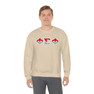 Printify Phi Sigma Phi Two Toned Greek Lettered Crewneck Sweatshirts 