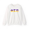 Phi Sigma Pi Two Toned Greek Lettered Crewneck Sweatshirts