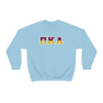 Pi Kappa Alpha Two Toned Greek Lettered Crewneck Sweatshirts