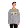 Sigma Nu Two Toned Greek Lettered Crewneck Sweatshirts