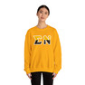Sigma Nu Two Toned Greek Lettered Crewneck Sweatshirts