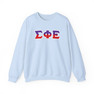 Sigma Phi Epsilon Two Toned Greek Lettered Crewneck Sweatshirts