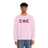 Sigma Phi Epsilon Two Toned Greek Lettered Crewneck Sweatshirts