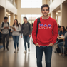 Sigma Phi Epsilon Two Toned Greek Lettered Crewneck Sweatshirts
