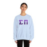 Sigma Pi Two Toned Greek Lettered Crewneck Sweatshirts
