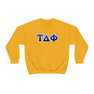Tau Delta Phi Two Toned Greek Lettered Crewneck Sweatshirts