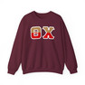 Theta Chi Two Toned Greek Lettered Crewneck Sweatshirts