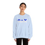 Theta Delta Chi Two Toned Greek Lettered Crewneck Sweatshirts