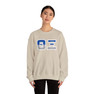 Theta Xi Two Toned Greek Lettered Crewneck Sweatshirts