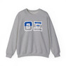 Theta Xi Two Toned Greek Lettered Crewneck Sweatshirts