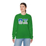 Theta Xi Two Toned Greek Lettered Crewneck Sweatshirts