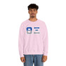 Theta Xi Two Toned Greek Lettered Crewneck Sweatshirts