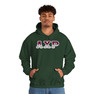 Alpha Chi Rho Two Toned Greek Lettered Hooded Sweatshirts