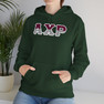 Alpha Chi Rho Two Toned Greek Lettered Hooded Sweatshirts
