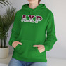 Alpha Chi Rho Two Toned Greek Lettered Hooded Sweatshirts