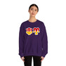 Psi Upsilon Two Toned Greek Lettered Crewneck Sweatshirts