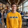 Pi Kappa Phi Two Toned Greek Lettered Crewneck Sweatshirts