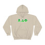 Alpha Delta Phi Two Toned Greek Lettered Hooded Sweatshirts
