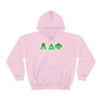 Alpha Delta Phi Two Toned Greek Lettered Hooded Sweatshirts