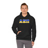 Alpha Epsilon Pi Two Toned Greek Lettered Hooded Sweatshirts