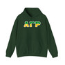 Alpha Gamma Rho Two Toned Greek Lettered Hooded Sweatshirts